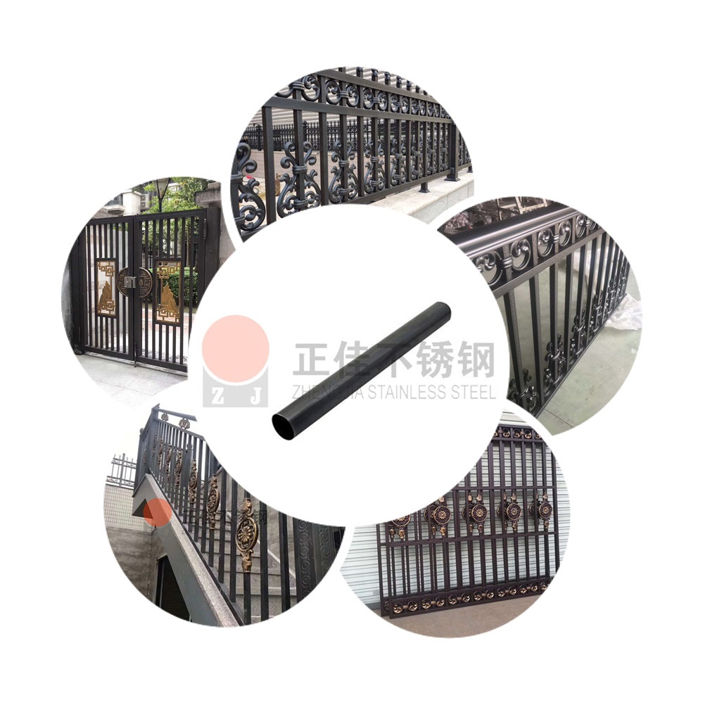 304乐动全体育_乐动(中国)圆管镀黑钛装饰效果